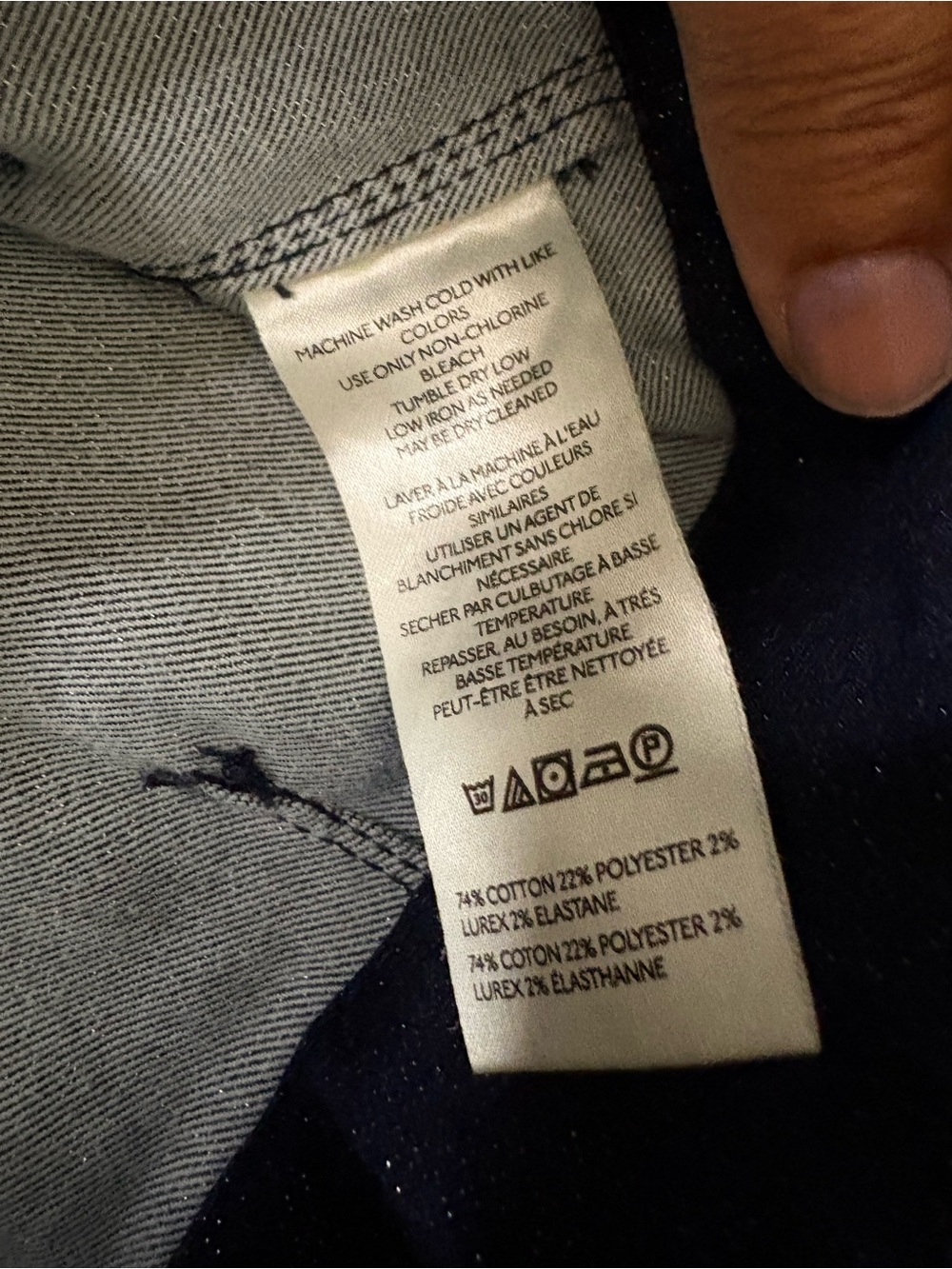 Maeve Sparkle Indigo Wide Leg Jeans - Picture 11 of 13